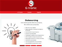 Tablet Screenshot of gtronic.com.br